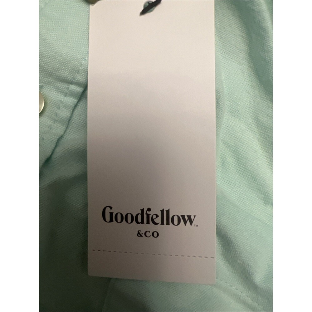 Goodfellow men's button-down shirt XL mint green NWT - Picture 8 of 9